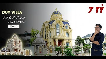 LÊN HÌNH SIÊU PHẨM BIỆT THỰ TÂN CỔ ĐIỂN 2 TẦNG 1 TUM 1 NÓC CỰC KỲ ĐẲNG CẤP |HẢI ĐĂNG GROUP