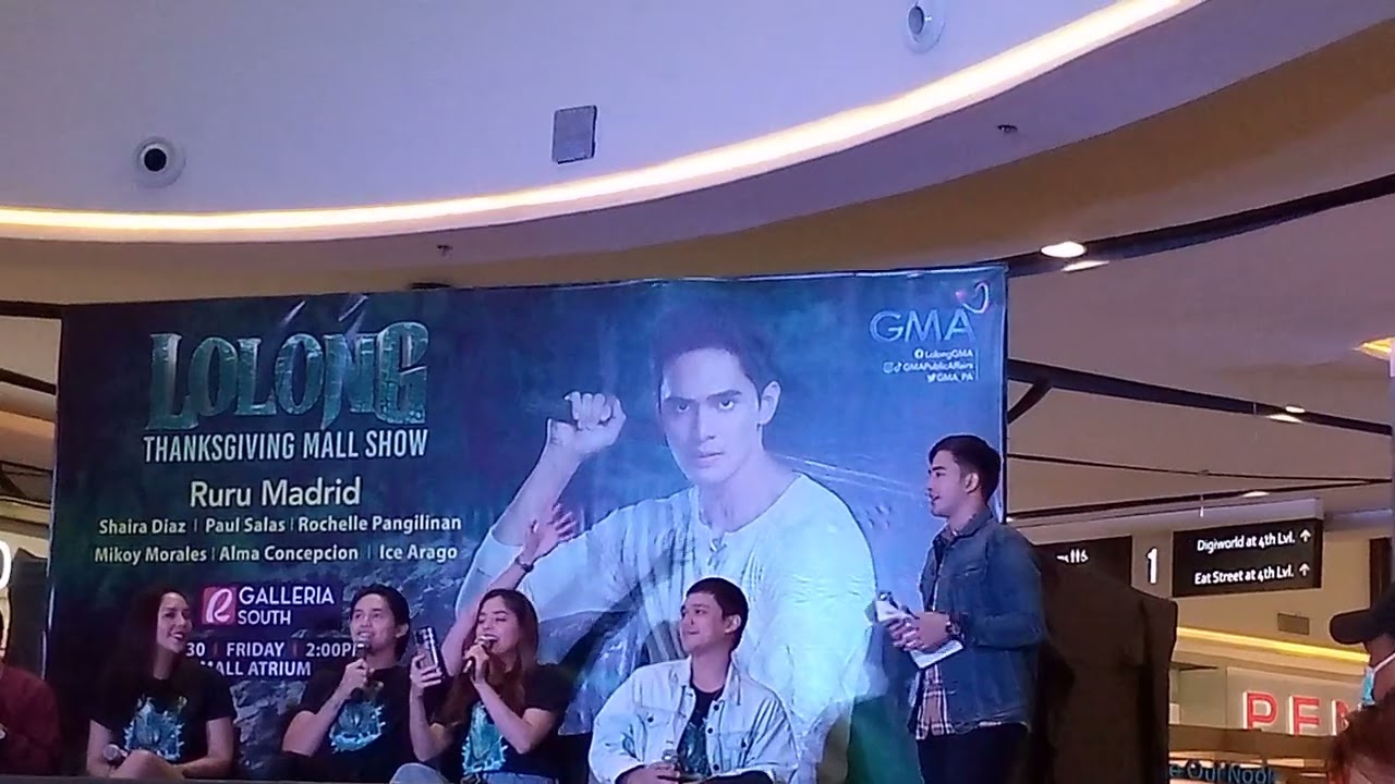 Cast of Lolong Mall Show in South.