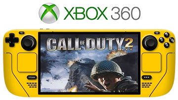 Call of Duty 2 Steam Deck | Xbox 360 Emulation Steam Deck