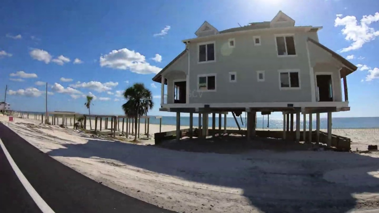 Mexico Beach Side Camera Drive Through One Year Later - 10/10/2019