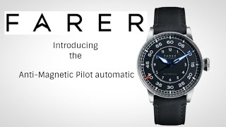 Farer Anti-Magnetic Pilot automatic Morgan, Cayley, Bradfield Swiss SW200 Automatic pilots watch