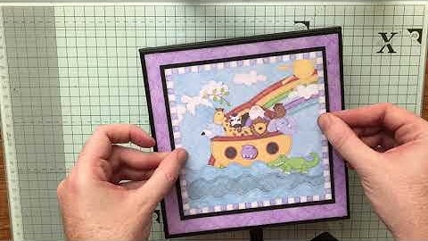 Simple Square Memory Box - Decorating the box