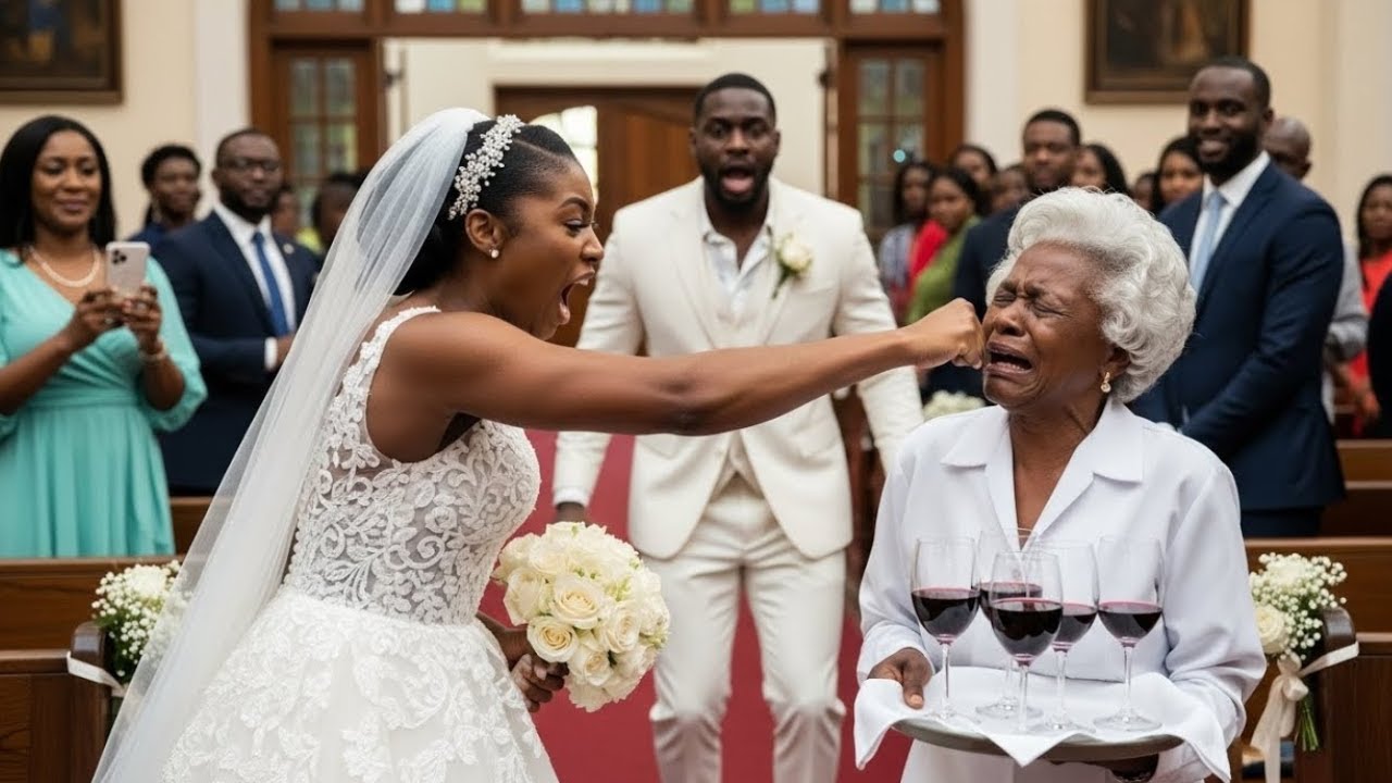 La mariée a giflé une serveuse lors de son mariage, sans savoir qu'il s'agissait de sa belle-mère