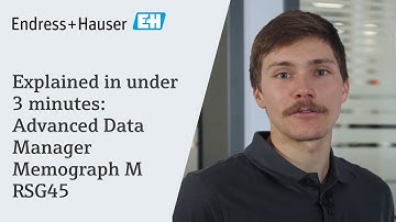 Explained in under 3 minutes: Advanced Data Manager Memograph M RSG45
