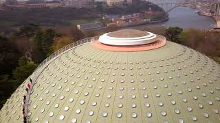 Super Bock Arena – Pavilhão Rosa Mota tem o melhor miradouro do Porto / Portugal.
