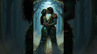 #USShorts#USFantasyShorts#ForestGoddes#MythicalDance#DivineCouple#EthicVibes#NatureMagic#CoupleDance