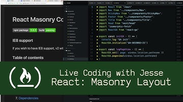 React: Masonry Layout - Live Coding with Jesse