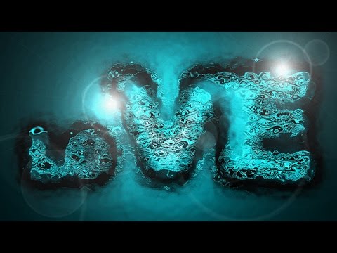 Teks Efek Glow Pola Batik Abstrak di Photoshop 