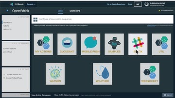 OpenWhisk Editor: Cloudant to Slack Demo
