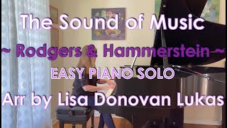 The Sound of Music - (EASY Piano Solo) - Piano Cover + Sheet Music