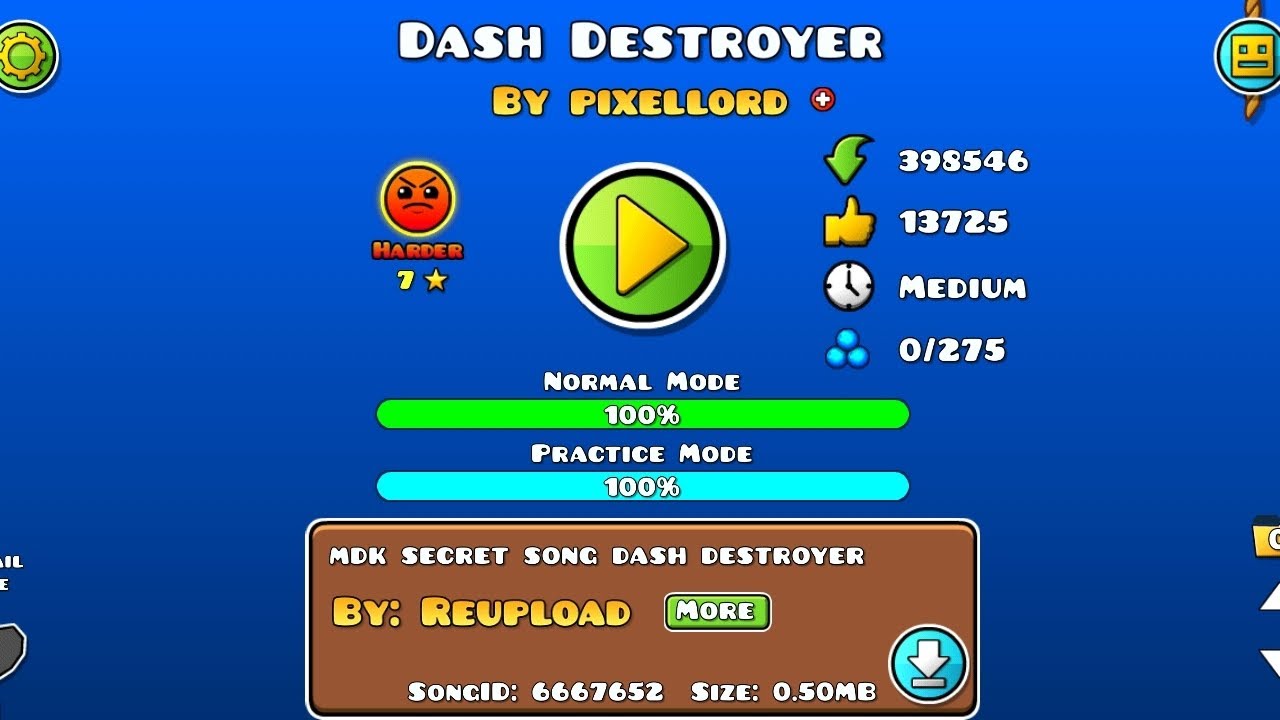 Dash Destroyer By Pixellord GDPS Editor 2 2 YouTube