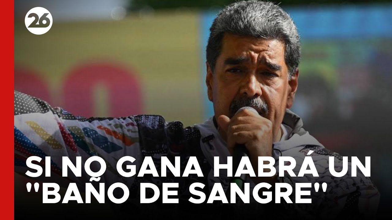 🚨 VENEZUELA | MADURO advirtió un "BAÑO DE SANGRE" si no gana las elecciones