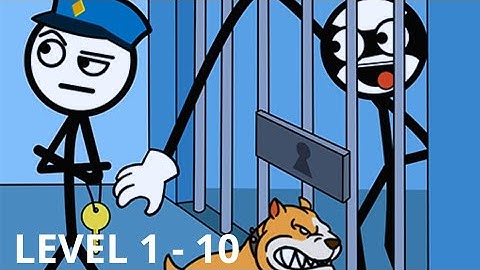 Thief Puzzle: To Pass A Level - Level 1 to 10 Solution - Thief Puzzle Game - Gameplay Walkthrough