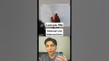 Leetcode 986 - Interval List Intersections #dsa #coding #interview #leetcode