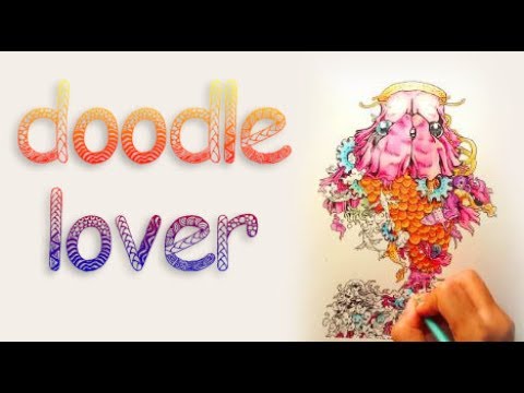 Doodle Invasion: Zifflin's Coloring Book [ Speed Edit 32x ] - YouTube