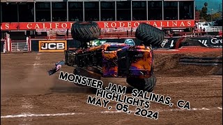Monster Jam Salinas 5 / 05 / 2024 Highlights