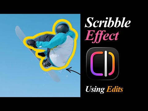 Scribble Effect Using Instagram Edits | Android and iOS