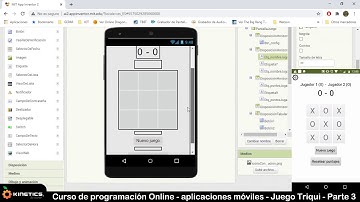 App Inventor - Juego Triqui Parte 3: Programación del juego - Curso de Programación Online