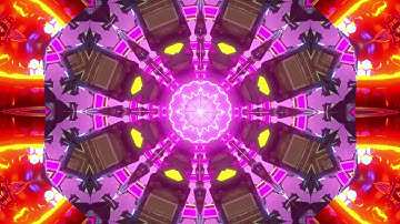 Free kaleidoscope pattern sparkle texture flowery graphics, abstract, animation, background,led