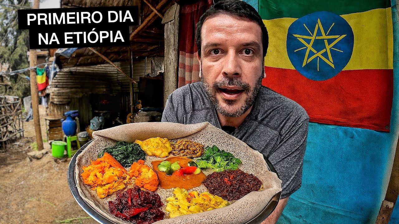 Provando COMIDAS DE RUA na maior cidade da ETIÓPIA!! 🇪🇹