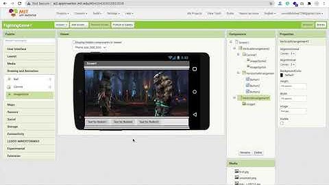 How To Make Fighting Game in MIT App Inventor 2 | Part - 2