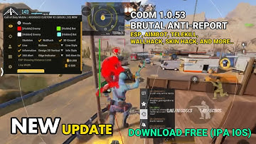 CODM HACK IOS 1.0.53 IPA NON JB BRUTAL NO BAN