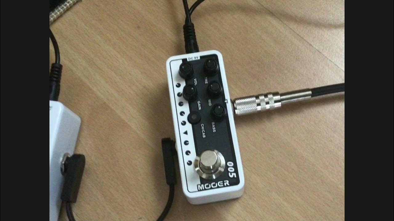 Mooer 005 Preamp different settings YouTube