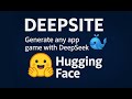 DeepSite: Generate Any App/Game in Seconds with DeepSeek! | How to create app or game with AI