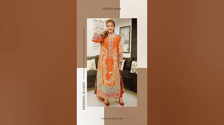 Eid Luxury Lawn Collection’23 by Asim Jofa | RUT | Shop Now | Ready To Deliver