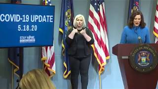 May 18, Governor Whitmer Press Conference