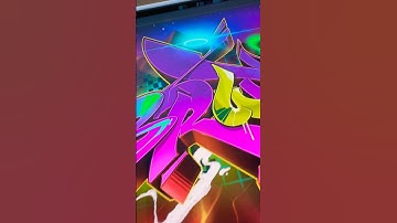 Steps to creating full color digital graffiti in #Procreate using the #iPadpro and Apple Pencil.