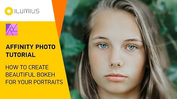 FREE AFFINITY PHOTO TUTORIAL: REALISTIC PORTRAIT SHALLOW DEPTH OF FIELD. HOW TO EMULATE IT PROPERLY