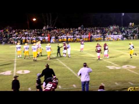 Pickens Co High & Gordo High Football game 2010--Gordo Passing