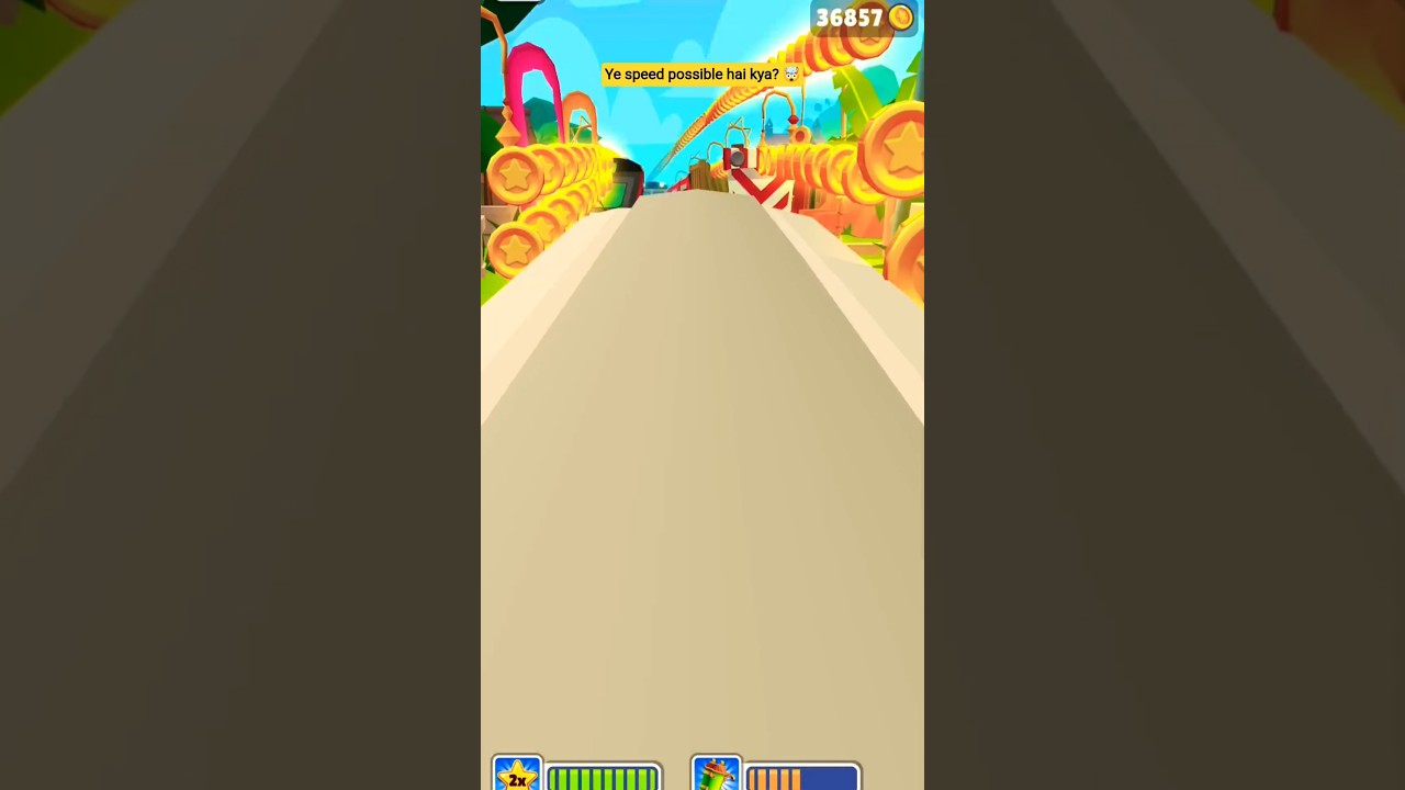 ⚡ Bhai ye speed dekhi hai kabhi? 😱Subway Surfers me aaj tod diya record 🚀🔥#speedrun #worldrecord