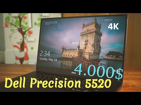 Dell precision 5520 4K Touch I7-7850HQ vô đối trong tầm giá 24 triệu