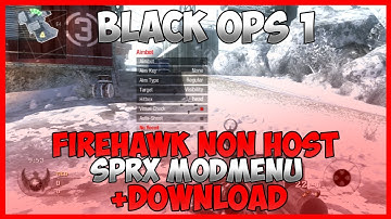 [BO1/PS3] FireHawk SPRX Non-Host Menu (Aimbot, ESP, Non-Host End Game & More) +Download