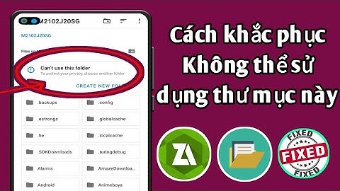 Cách khắc phục không sử dụng được thư mục này 2024 | không thể sử dụng thư mục này để bảo vệ quyền