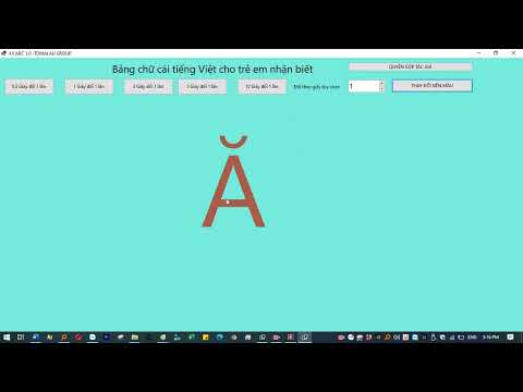 Hướng dẫn tải và sử dụng phần mềm xx ABC cho trẻ em học chữ cái trên máy vi tính