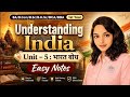 Bharat Bodh Unit 5 | Understanding India important topics | easy notes