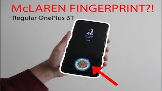 Get the McLAREN fingerprint sensor on regular OnePlus 6t