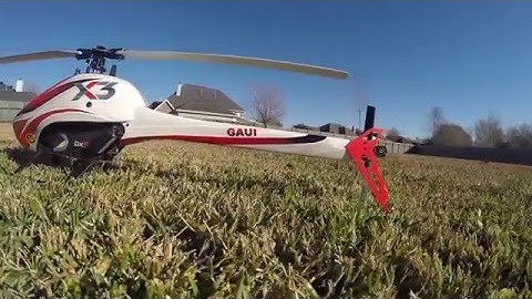 Gaui X3 boom cover installation