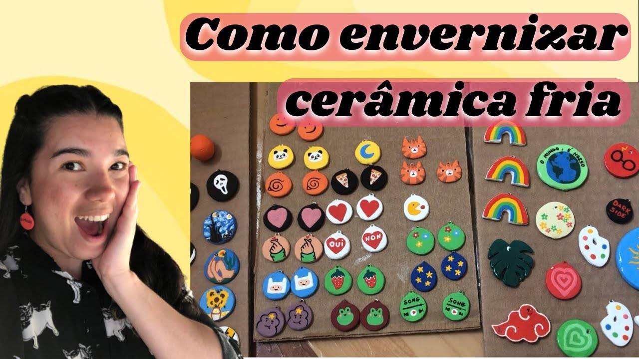 aprenda a envernizar peças de cerâmica fria | Tutorial | DIY - YouTube
