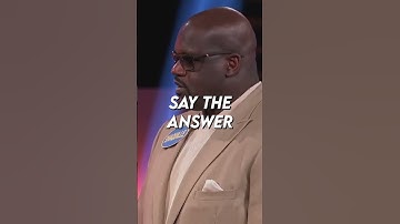 What Does SHAQ Mean By This!? 🤣 #familyfeud #shorts
