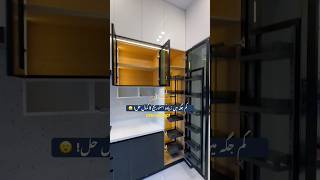 Small kitchen, big storage ideas 😍Kitchen design ideas 2026 | #akhpalinteriors #modularkitchen