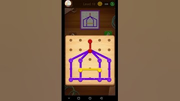 1st Grade Level 12 Solution Line Puzzle Color String Art Walkthrough Gameplay