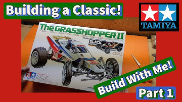 Tamiya Grasshopper 2 Black Edition Build Part 1 - Build With Me! (Tamiya Kit# 47471)
