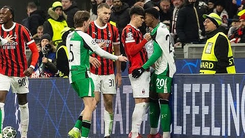 AC Milan vs Feyenoord Players FIGHT After Getting Knocked Out Of UCL