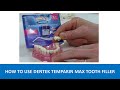 How to use dentek temparin max tooth filling and crown repair review