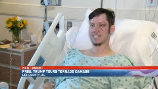 President Trump, First Lady tour Alabama tornado damage - NBC 15 News WPMI