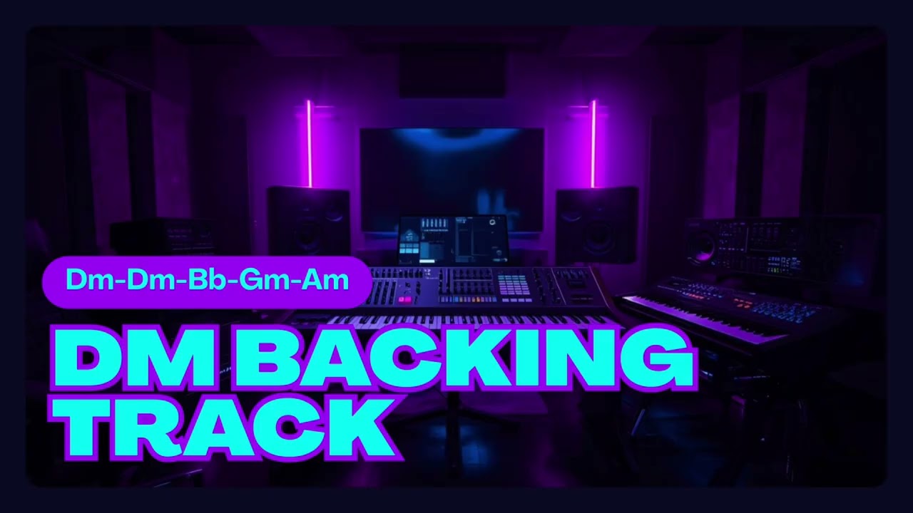 Dm Funk Rock Backing Track | D Minor Soloing Jam Track